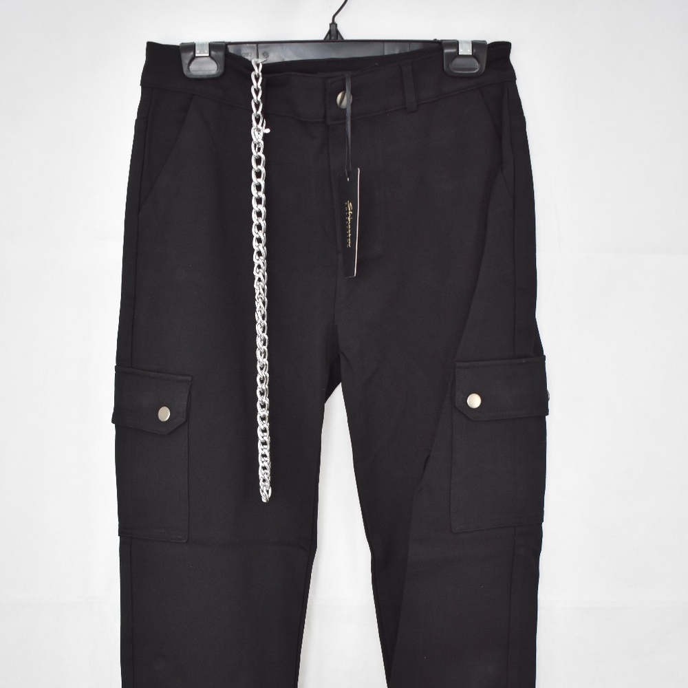 Shinestar Collection Pants with Chain